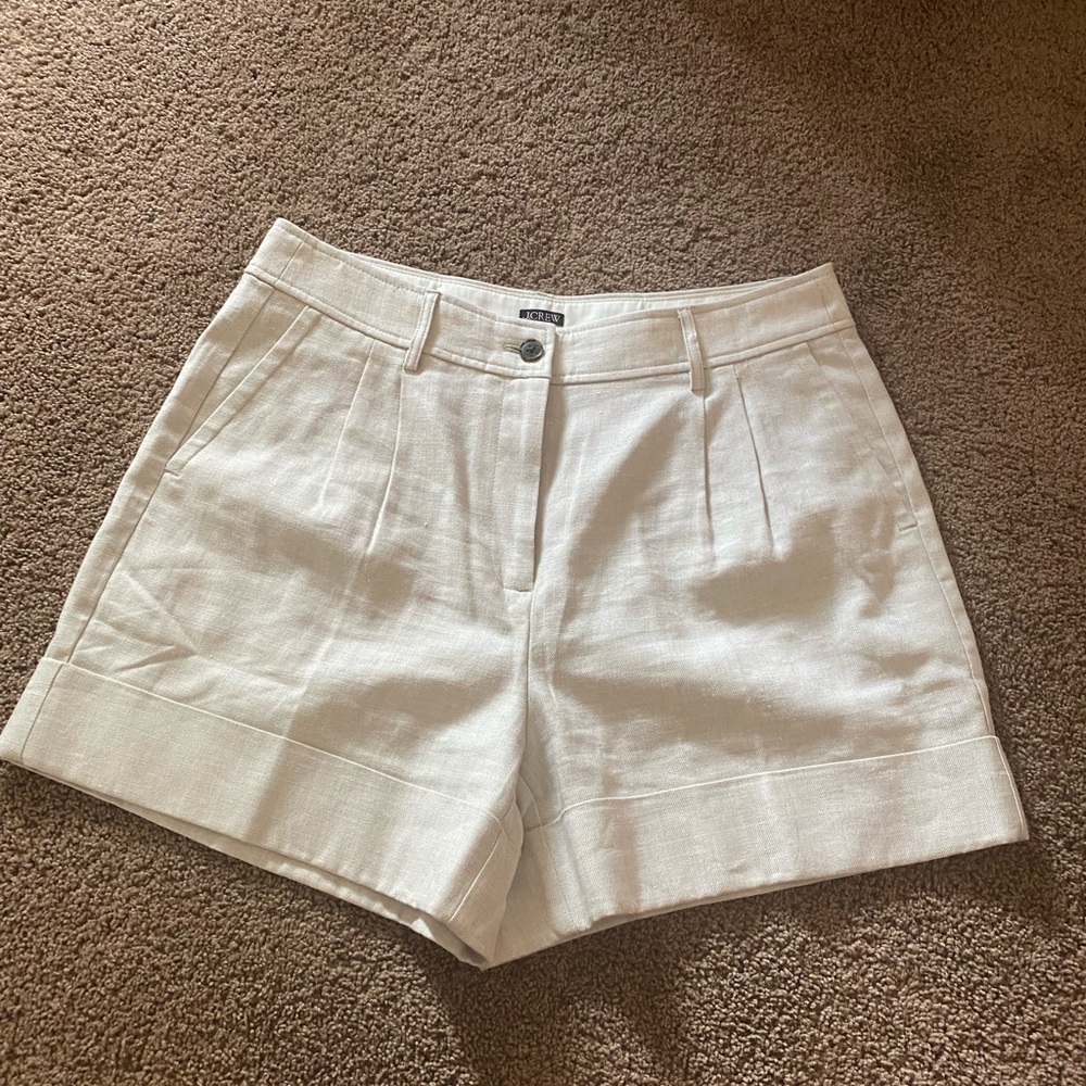 J. Crew Cream Bermudas Stylish Summer Essential